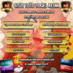 Mega4D >> Daftar Situs Toto Togel Online Resmi 2024